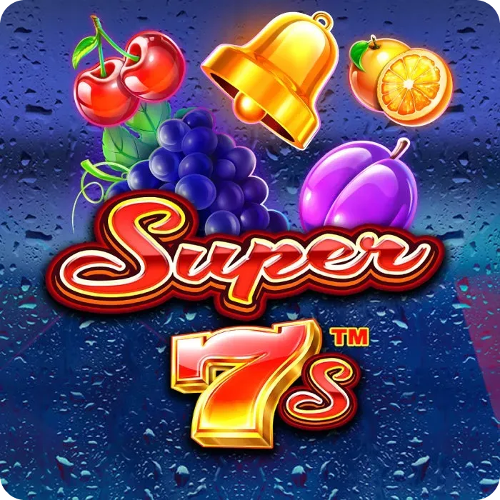 Super 7s fruit machine by Pragmatic Play with five paylines, medium-high volatility and a 1,000x top win on lucky sevens